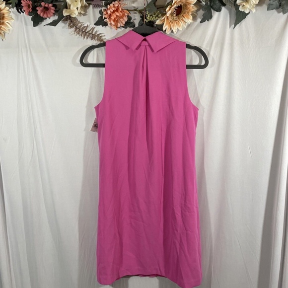NWT $248 Trina Turk [ 4 ] Sleeveless Naples‎ Cowl-Neck Dress in Pink - Picture 7 of 12